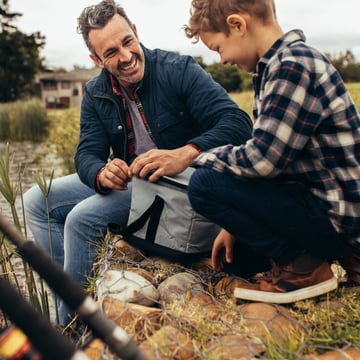 XYPN Father and son fishing